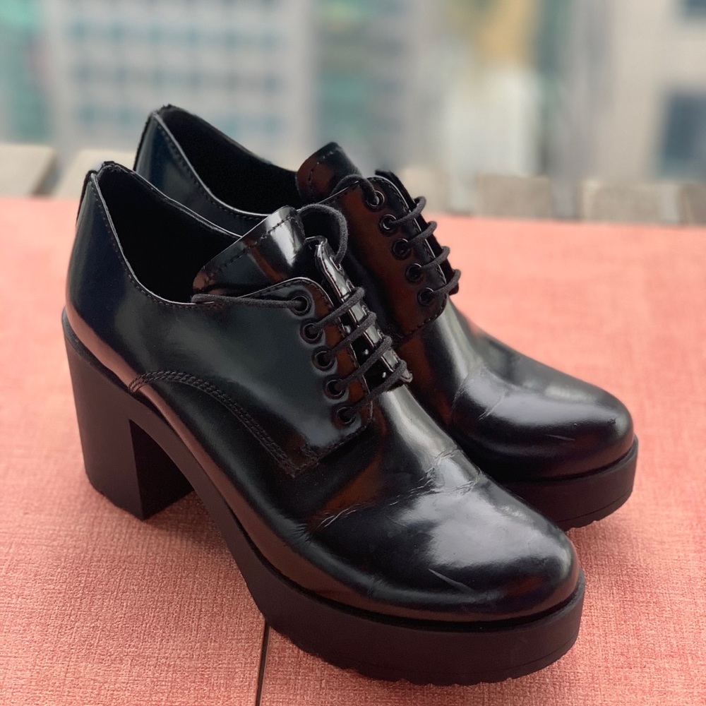 Authentic Prada Black Heeled Boots